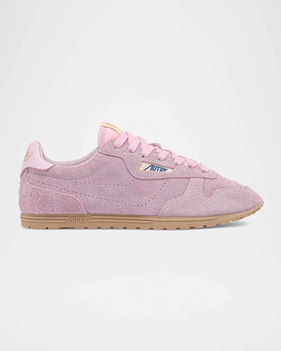Windspin Retro Suede Low-Top Sneakers